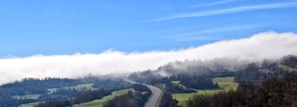 11 de Desembre de 2016 panoràmica boires  Llobera -  Ramon Sunyer