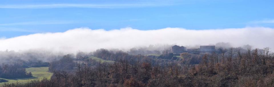 14 de Desembre de 2016 panoràmica boires  Llobera -  Ramon Sunyer