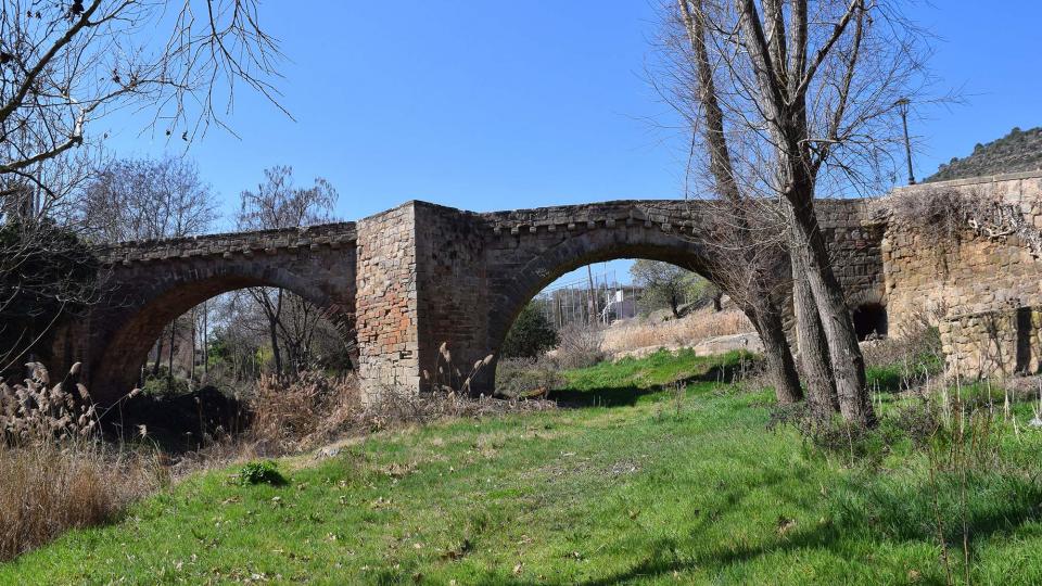 19 de Març de 2017 pont medieval  Sanaüja -  Ramon Sunyer