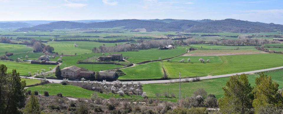 12 de Març de 2017 panoràmica de la vall del Llobregós  L'Aguda -  Ramon Sunyer