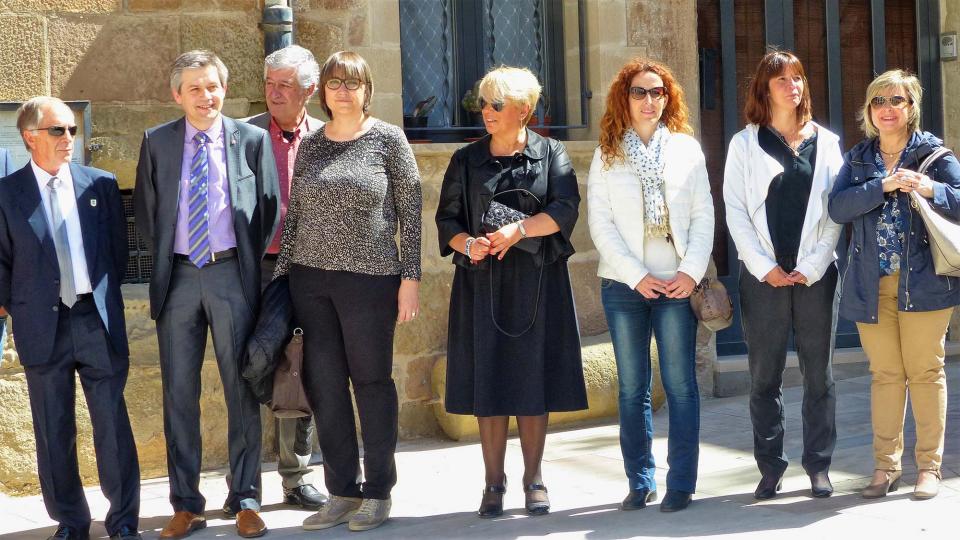 7 de Maig de 2017 L'alcalde de Solsona, David Rodríguez i l'alcaldessa de Vilanova de l'Aguda, Montse Fornells, convidats a la festa  Torà -  Ajuntament Torà