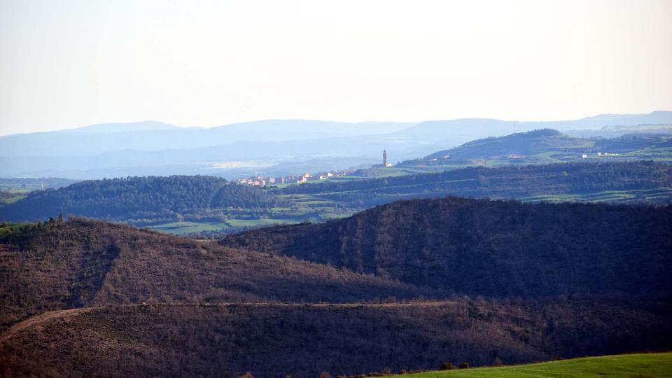 8 de Abril de 2017 vista de Calaf  Pinós -  Ramon Sunyer