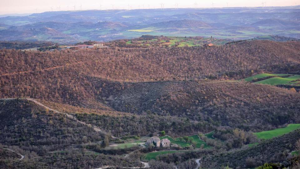 8.4.2017 vista des de la serralada de Claret  Cellers -  Ramon Sunyer