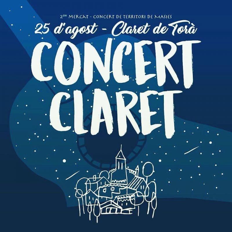 cartell 2on Mercat-Concert a Claret - Claret