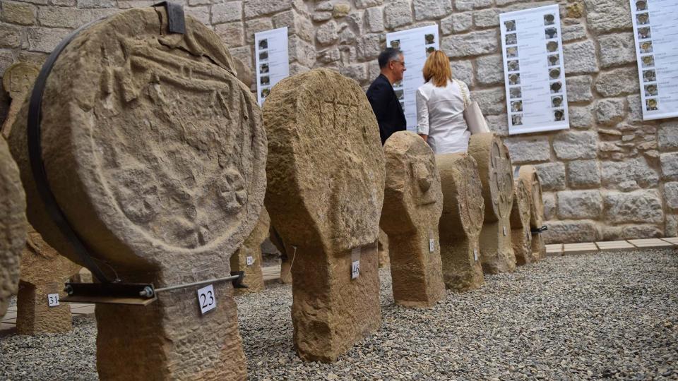 10 de Setembre de 2017 Esteles funeràries  Sanaüja -  Ramon Sunyer