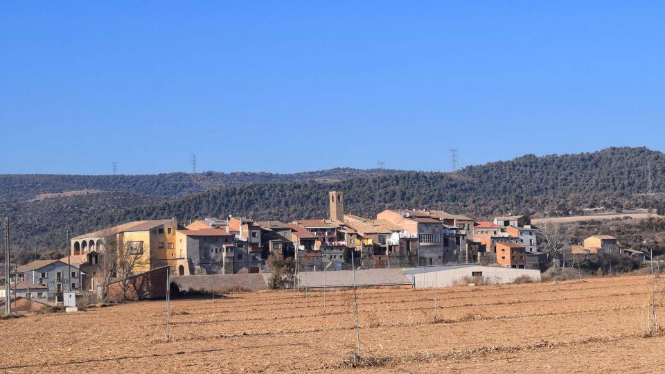 10.8.2017 vista del poble  Vilanova de l'Aguda -  Ramon Sunyer