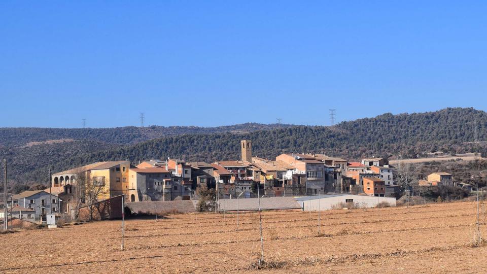 6.12.2017 vista del poble  Vilanova de l'Aguda -  Ramon Sunyer