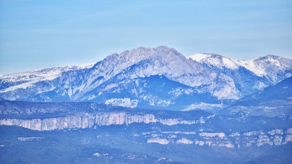 28 de Desembre de 2012 vista del Pedraforca  Prades de la Molsosa -  Ramon Sunyer