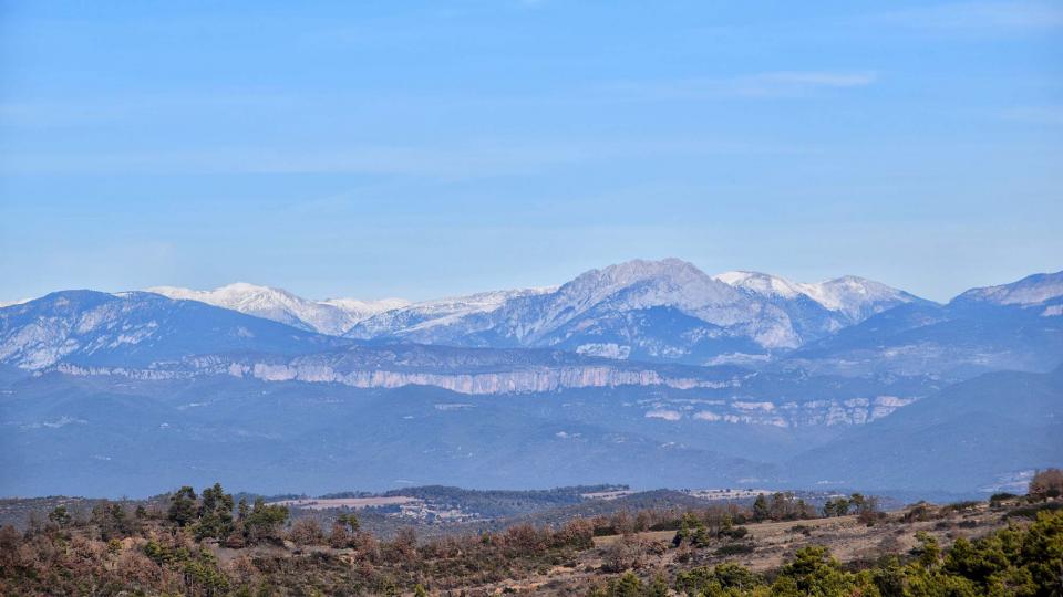 28 de Desembre de 2012 vista del Pedraforca  Prades de la Molsosa -  Ramon Sunyer