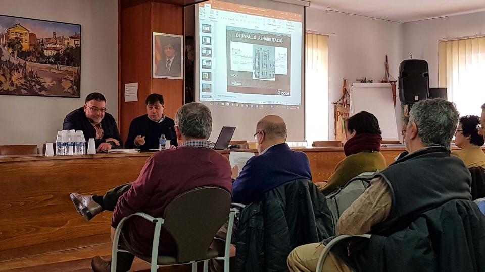 16 de Febrer de 2018 L'escàner laser de la torre, a càrrec de Josep Blasco de Global i Joan Menchón  Torà -  Jan_Closa