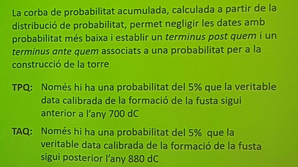 16 de Febrer de 2018 Les analítiques del C14. Ens les creiem o no?, a càrrec de Joan S. Mestres de UB  Torà -  Jan_Closa