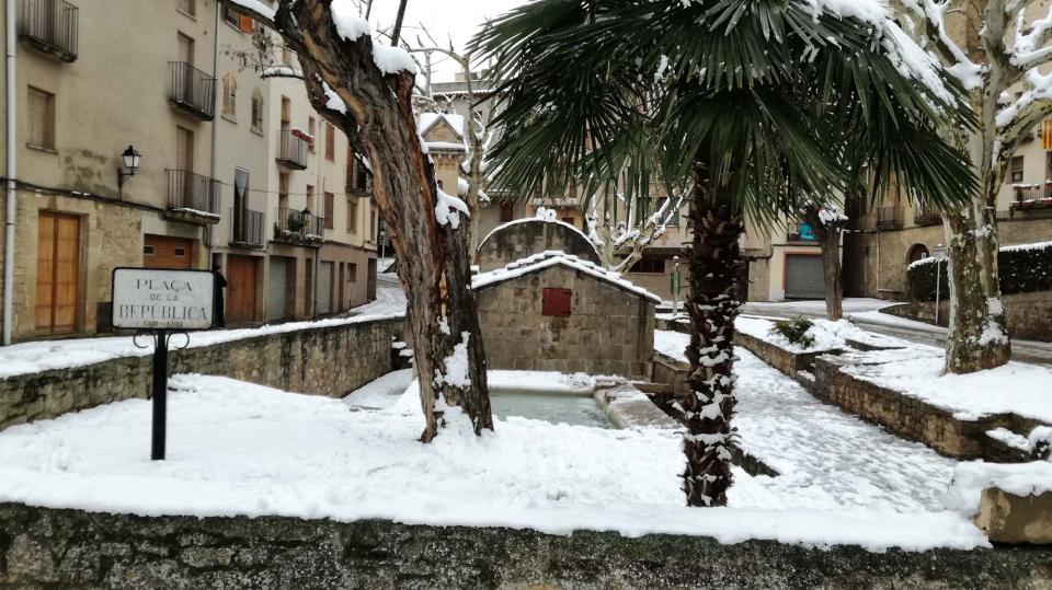 28 de Febrer de 2018 Plaça de la Font  Torà -  Àngela Sunyer