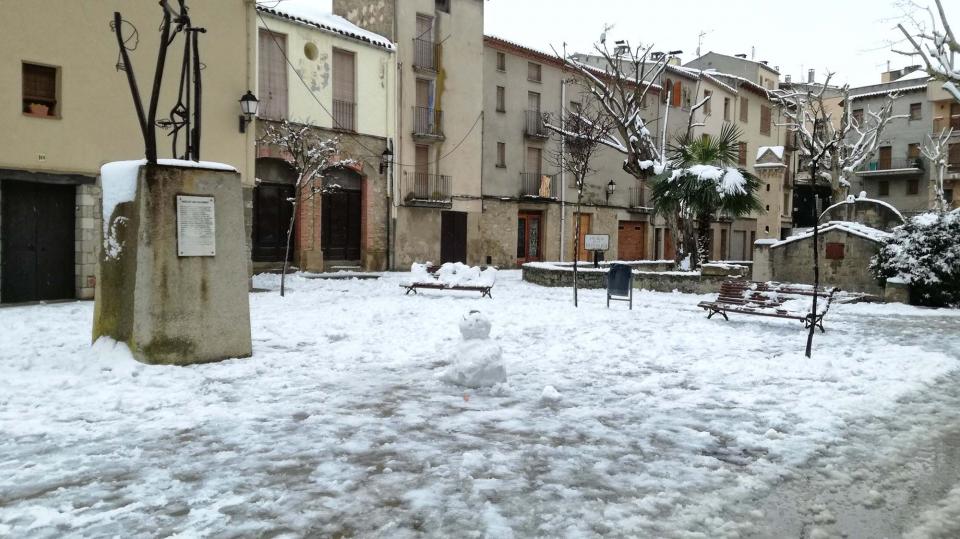 28.2.2018 Plaça de la Font  Torà -  Àngela Sunyer