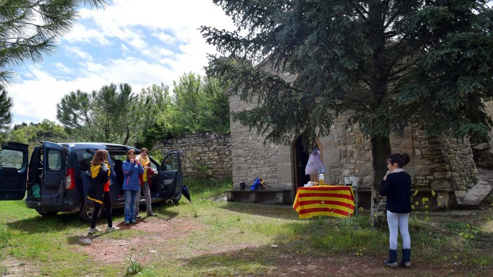 29 de Abril de 2018 Avituallament a l'Ermita de Marçà  Castellfollit de Riubregós -  Ramon Sunyer