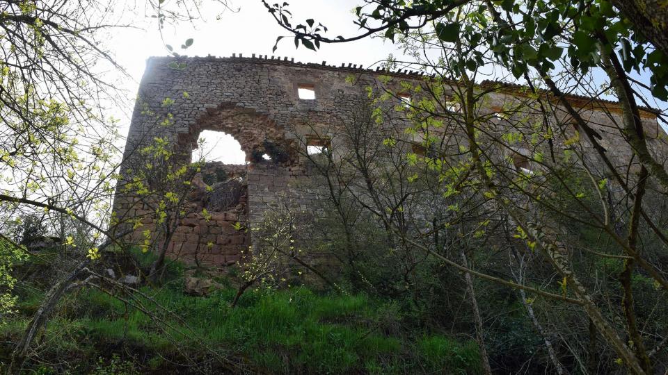 22 de Abril de 2018 El castell cada cop més enrunat  Llanera -  Ramon Sunyer