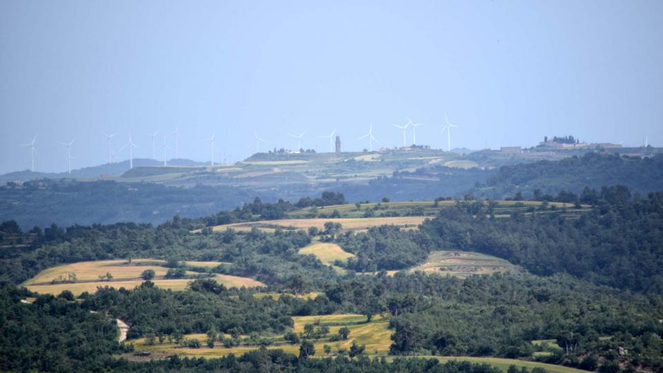 10.6.2018 vista de Calaf  L'Aguda -  Ramon Sunyer