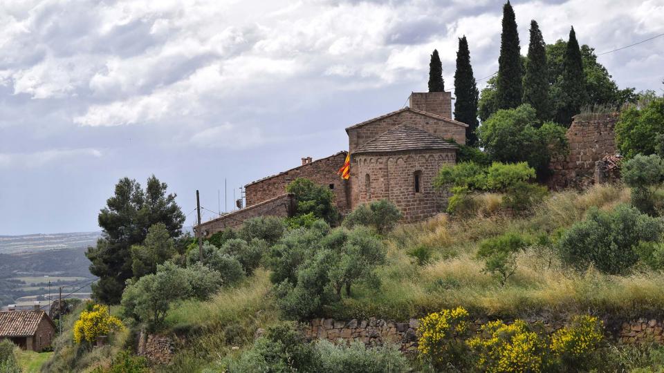 10.6.2018 vista del poble  L'Aguda -  Ramon Sunyer