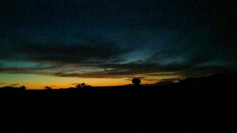 10 de Octubre de 2015 posta de sol  Pinell de Solsonès -  Ramon Sunyer