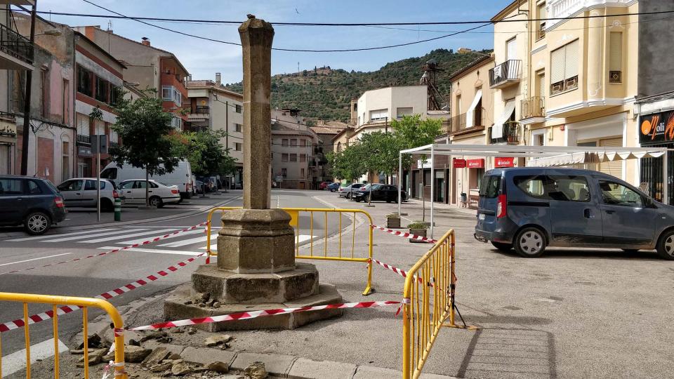 1.7.2018 Creu de sant Ramon destrossada  Torà -  Autor