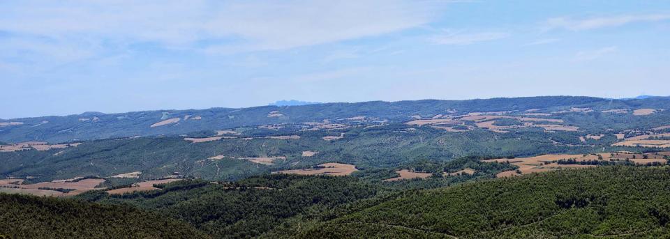 8 de Juliol de 2018 Vista des del santuari de la zona de Pinós i Castelltallat 20 anys després dels focs  Pinós -  Ramon Sunyer