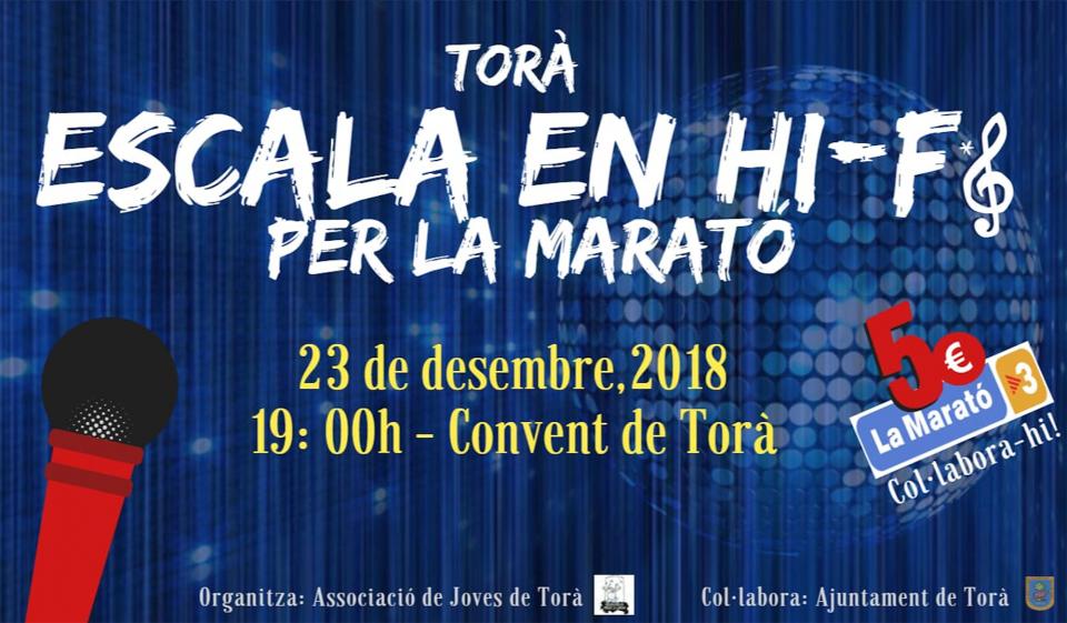 Escala en HI-Fi Nadal 2018 - Torà