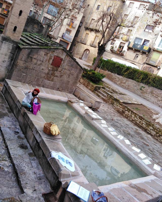 15 de Desembre de 2018 exposició Memòries líquides. Veus dels safareig  Torà -  Rosa Vendrell