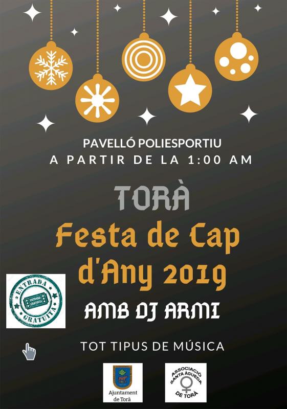 Festa de Cap d'Any 2019 - Torà