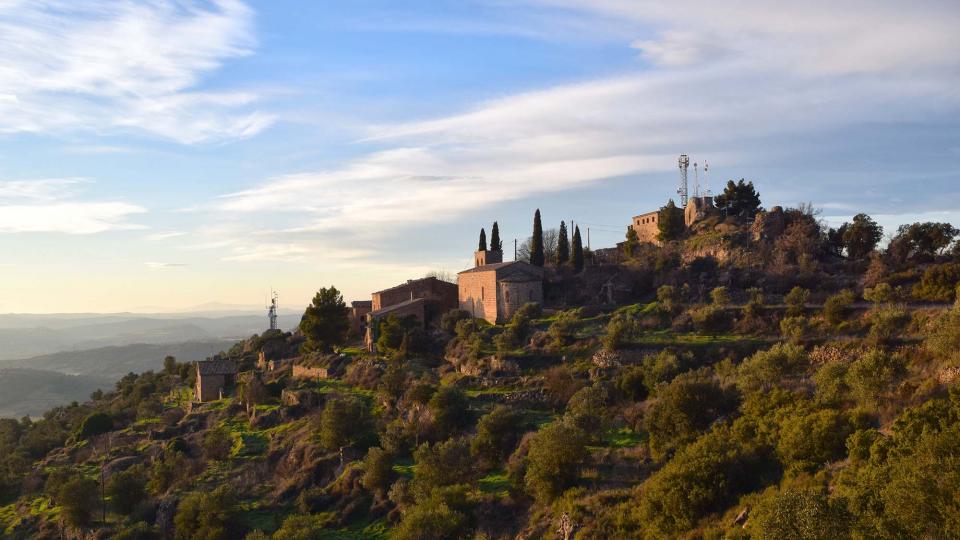 13.1.2019 vista del nucli  L'Aguda -  Ramon Sunyer