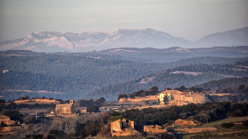 4 de Gener de 2019 vista del nucli  Sant Serni -  Ramon Sunyer