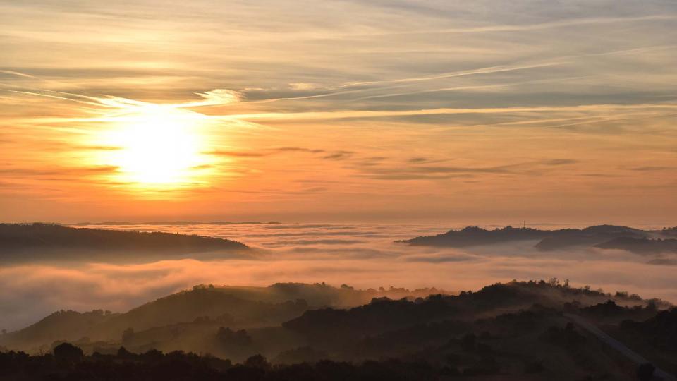 4 de Gener de 2019 Posta de Sol  Sant Serni -  Ramon Sunyer