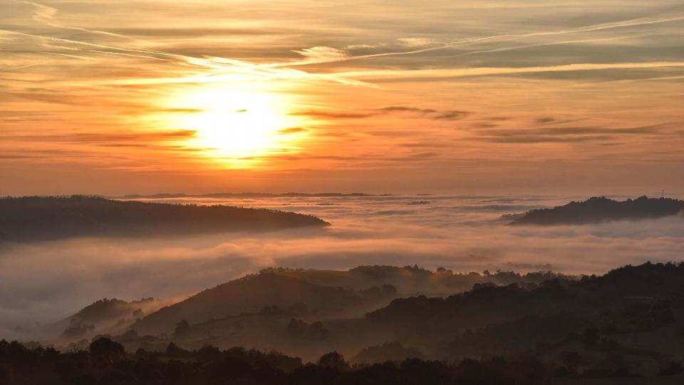 4 de Gener de 2019 Posta de Sol  Sant Serni -  Ramon Sunyer