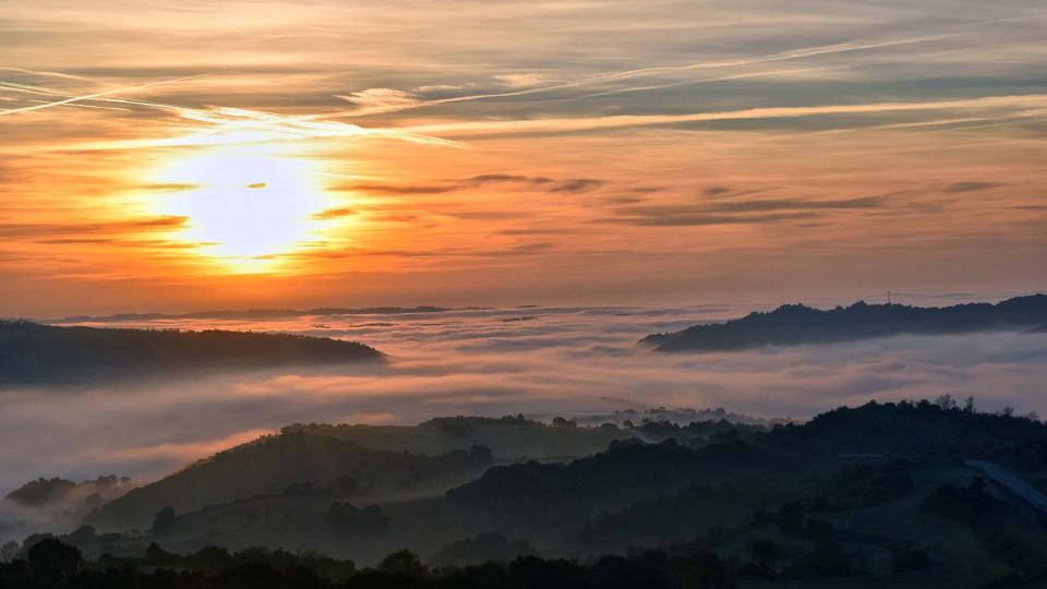 4 de Gener de 2019 Posta de Sol  Sant Serni -  Ramon Sunyer