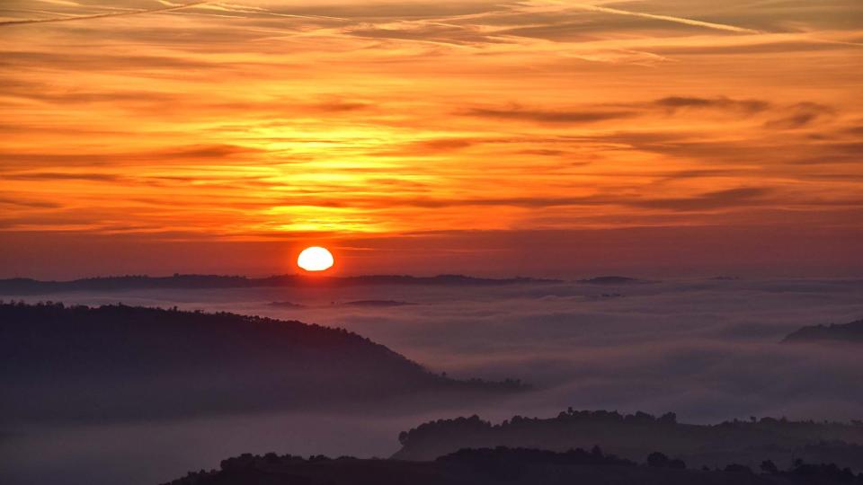 4 de Gener de 2019 Posta de Sol  Sant Serni -  Ramon Sunyer