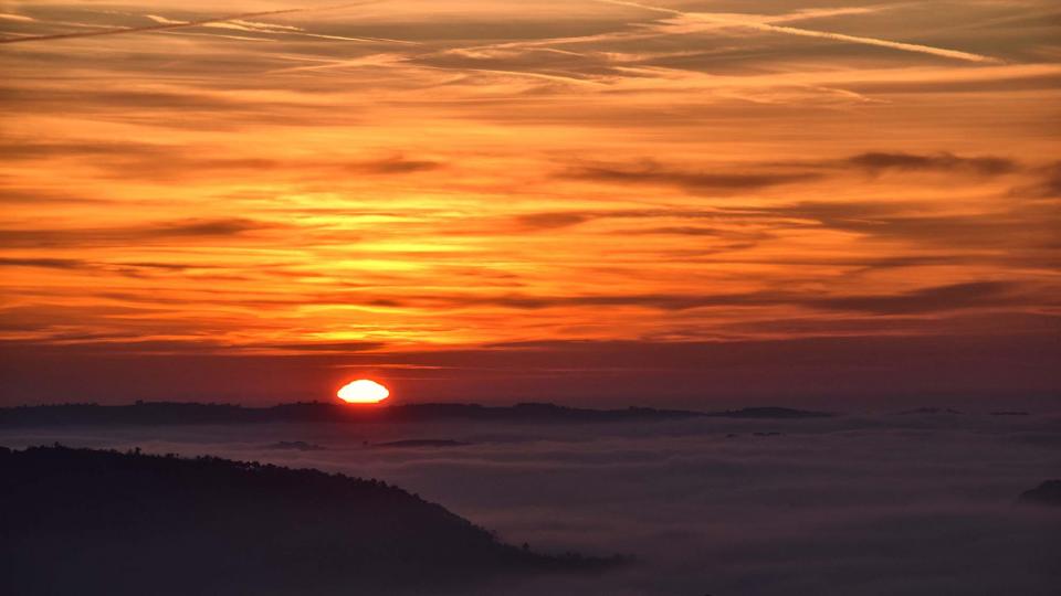 4 de Gener de 2019 Posta de Sol  Sant Serni -  Ramon Sunyer