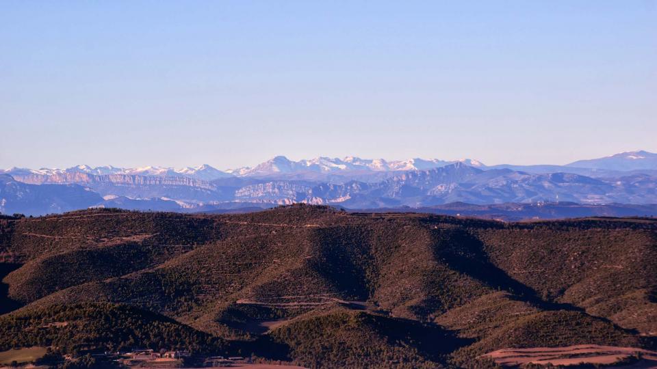 31 de Desembre de 2018 vista del Pirineu  Prades de la Molsosa -  Ramon Sunyer