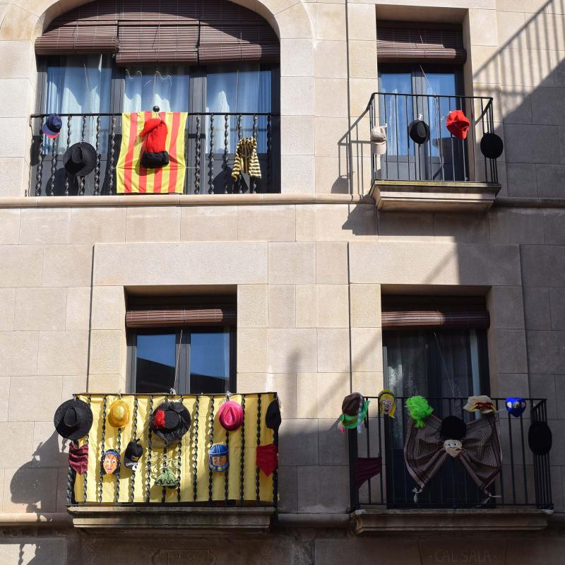 23 de Febrer de 2019 Balcons guarnits  Torà -  Ramon Sunyer