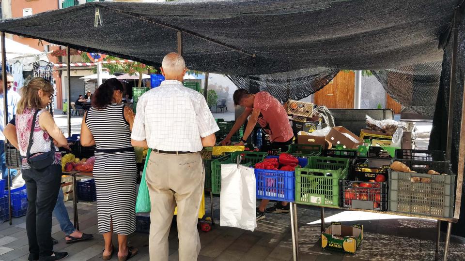 16 de Agost de 2019 Mercat del divendres  Torà -  Ramon Sunyer