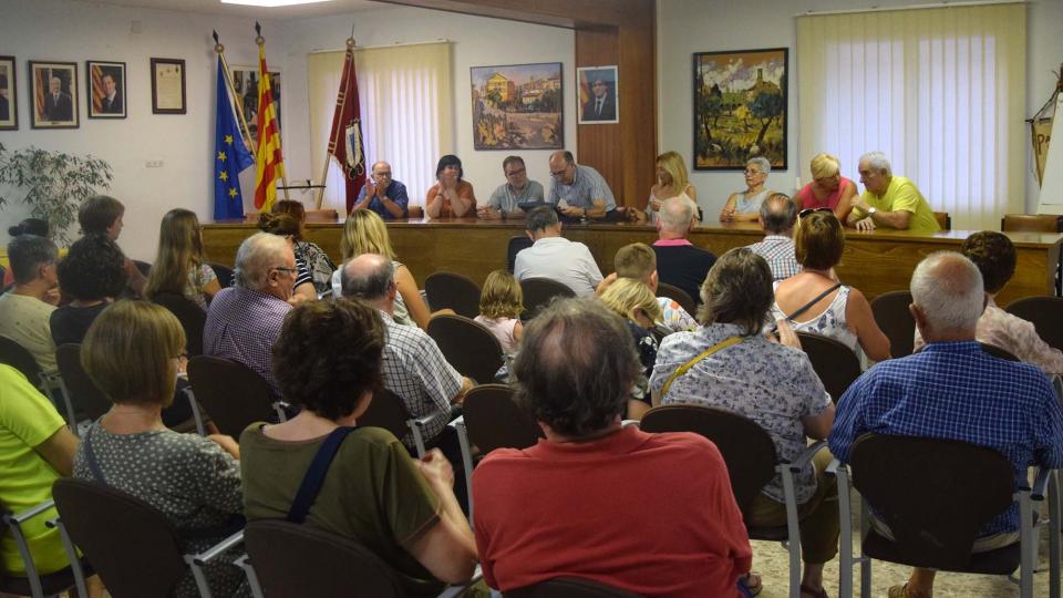 29 de Agost de 2019 Acte de reconeixement a 3 entitats locals  Torà -  Ramon Sunyer