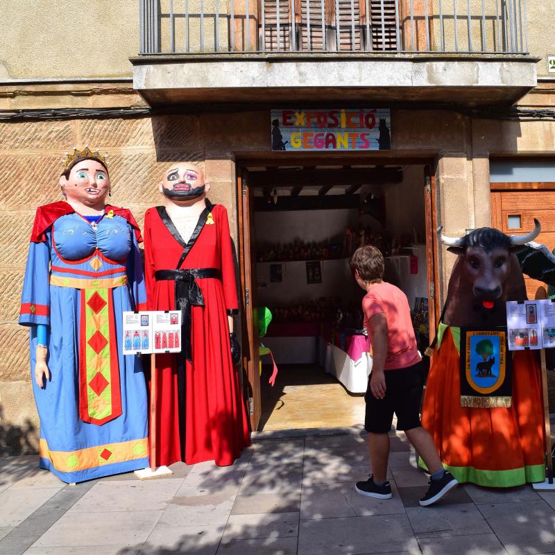 30 de Agost de 2019 Exposició de gegants  Torà -  Ramon Sunyer