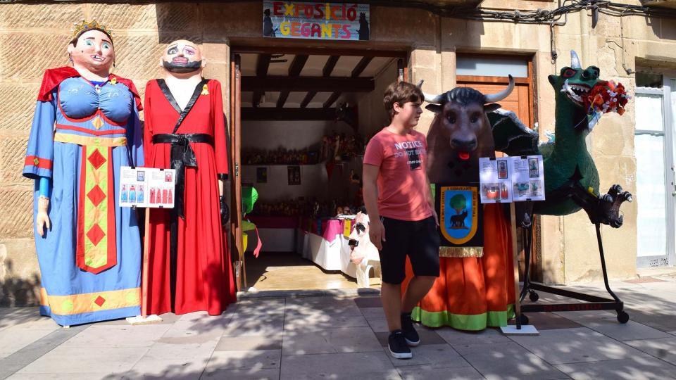 30 de Agost de 2019 Exposició de gegants  Torà -  Ramon Sunyer