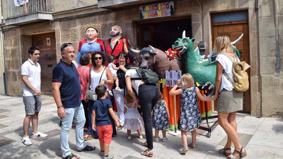 30 de Agost de 2019 Exposició de gegants  Torà -  Ramon Sunyer