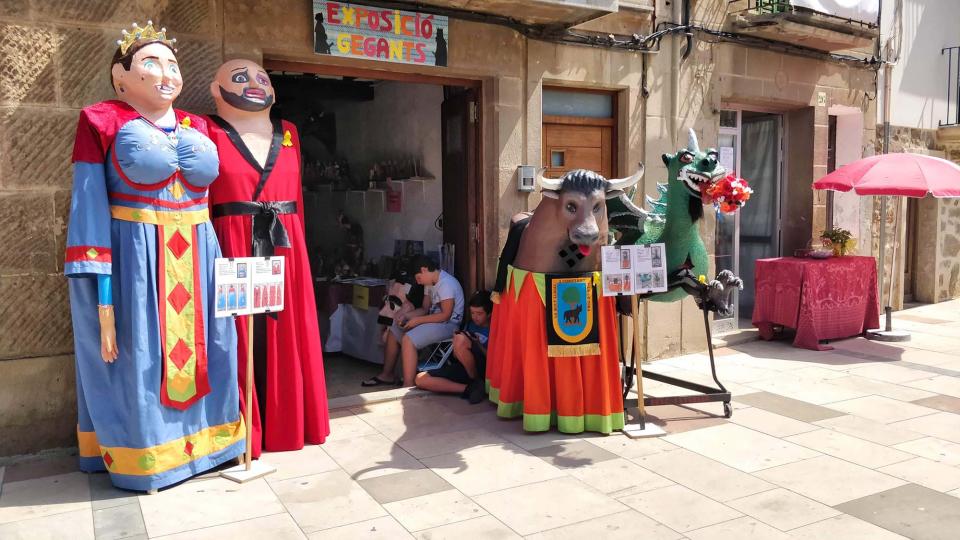 30 de Agost de 2019 Exposició de gegants  Torà -  Ramon Sunyer