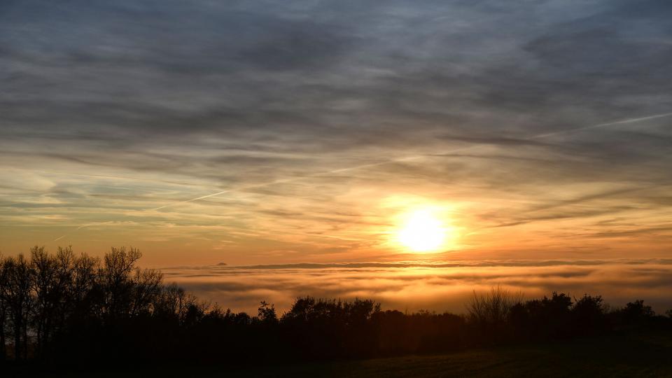 2.1.2020 Posta de Sol al Mas de Sant Pere  Lloberola -  Ramon Sunyer