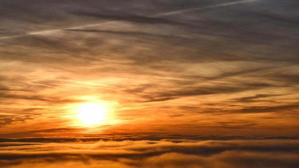 2.1.2020 Posta de Sol al Mas de Sant Pere  Lloberola -  Ramon Sunyer