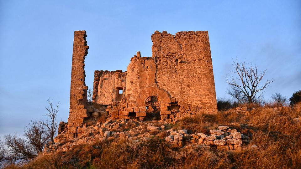 2 de Gener de 2020 Posta de Sol al Mas de Sant Pere  Lloberola -  Ramon Sunyer