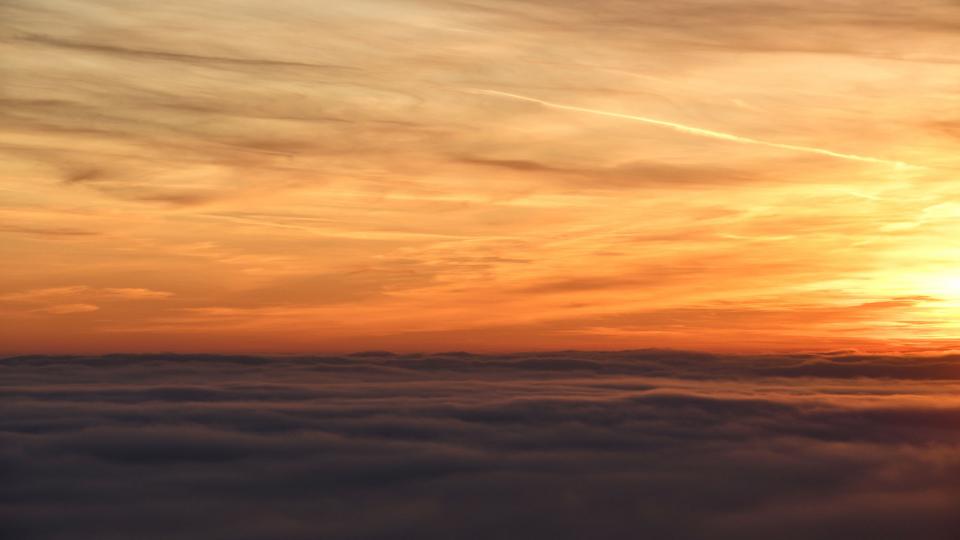 2 de Gener de 2020 Posta de Sol al Mas de Sant Pere  Lloberola -  Ramon Sunyer