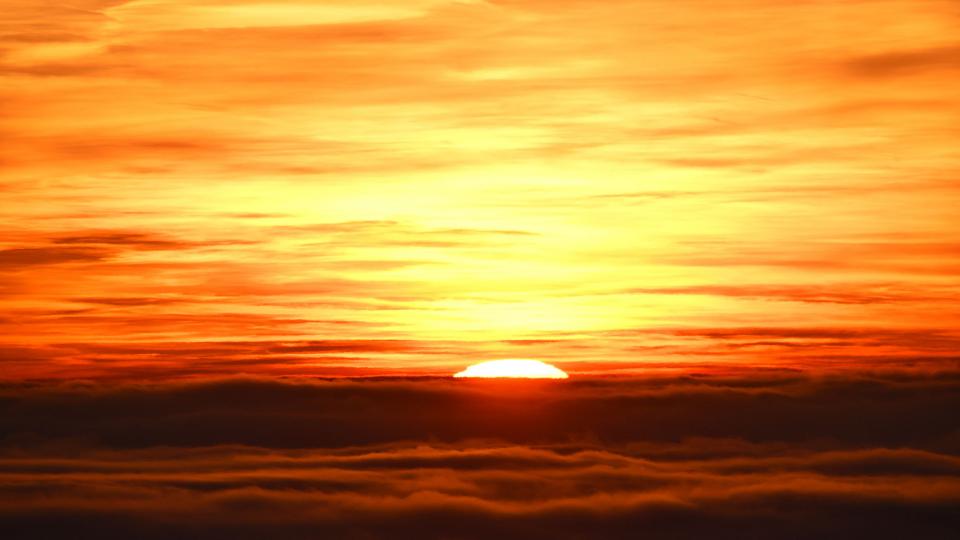 2.1.2020 Posta de Sol al Mas de Sant Pere  Lloberola -  Ramon Sunyer