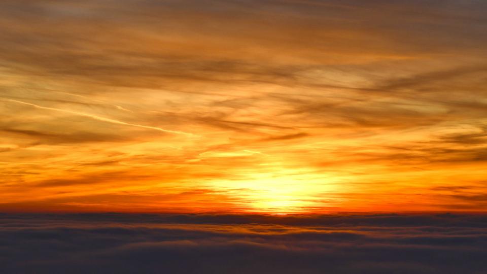 2 de Gener de 2020 Posta de Sol al Mas de Sant Pere  Lloberola -  Ramon Sunyer