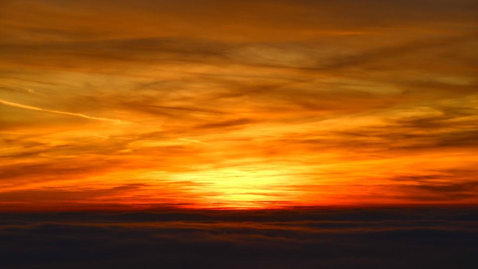 2 de Gener de 2020 Posta de Sol al Mas de Sant Pere  Lloberola -  Ramon Sunyer