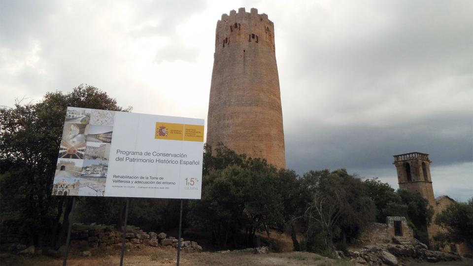 Comencen les obres de rehabilitació interior de la Torre de Vallferosa i adequació de l'entorn